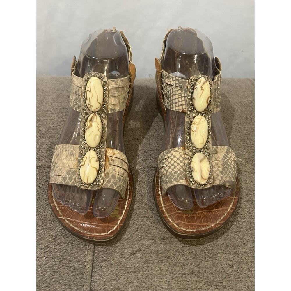Sam Edelman Flat Strappy Sandals Women's size 6.5 M